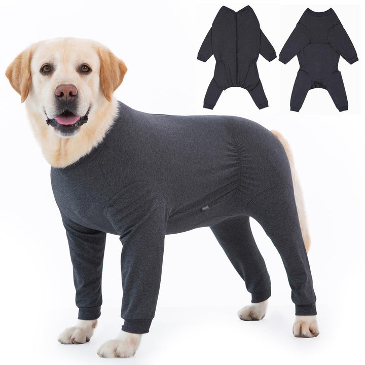 Yeapeeto Einteiler für Hunde, zur Erholung, für grosse und mittelgrosse Hunde, Schlafanzug, Ganzkörp