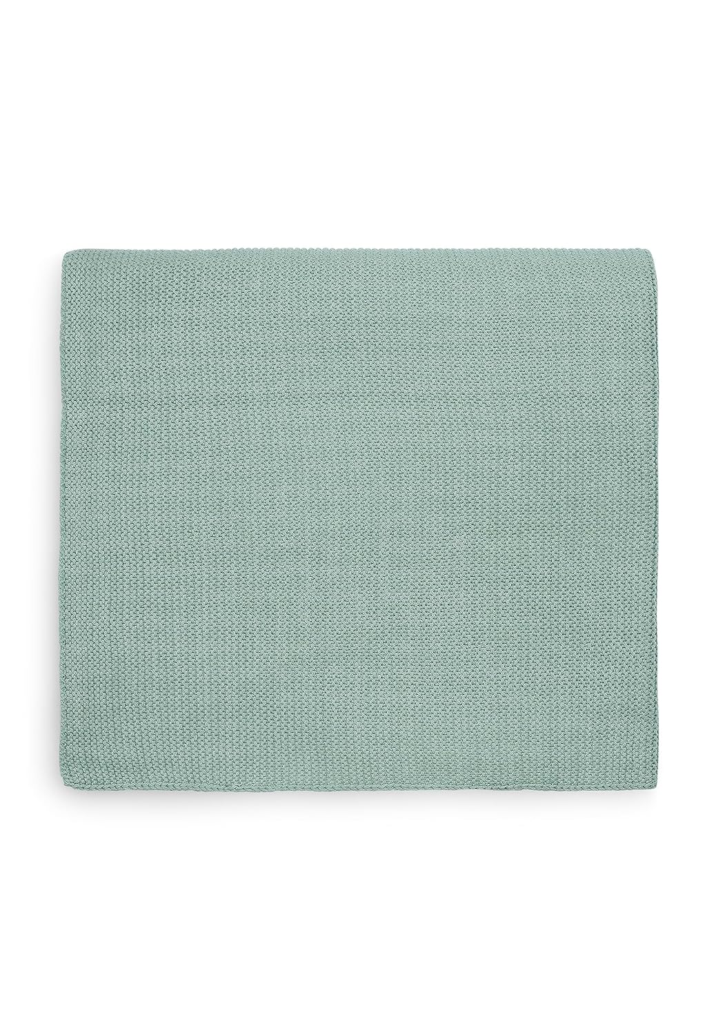 Jollein Strickdecke Basic Waldgrün 100 x 150 cm