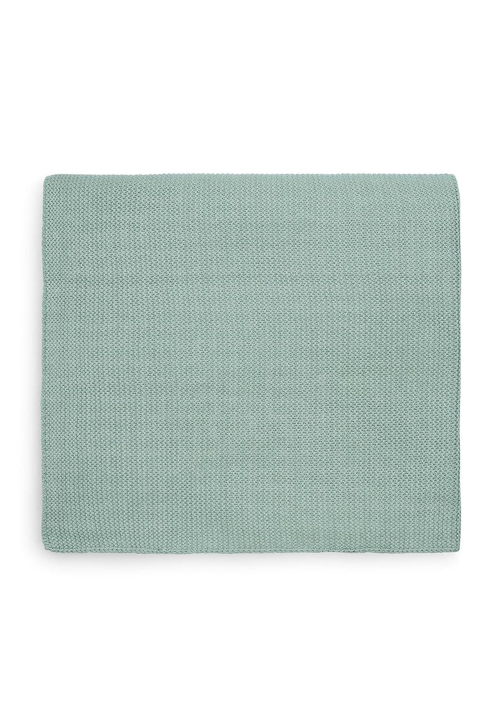 Jollein Strickdecke Basic Waldgrün 100 x 150 cm