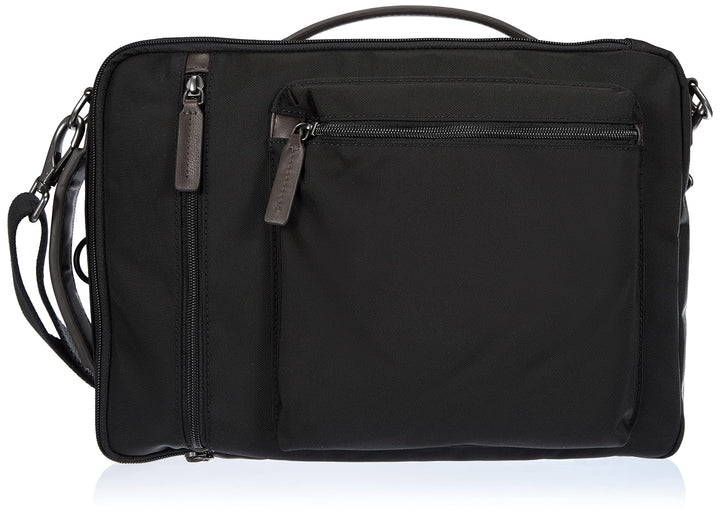 Fossil Herren Buckner Lederrucksack Schwarz, Schwarz