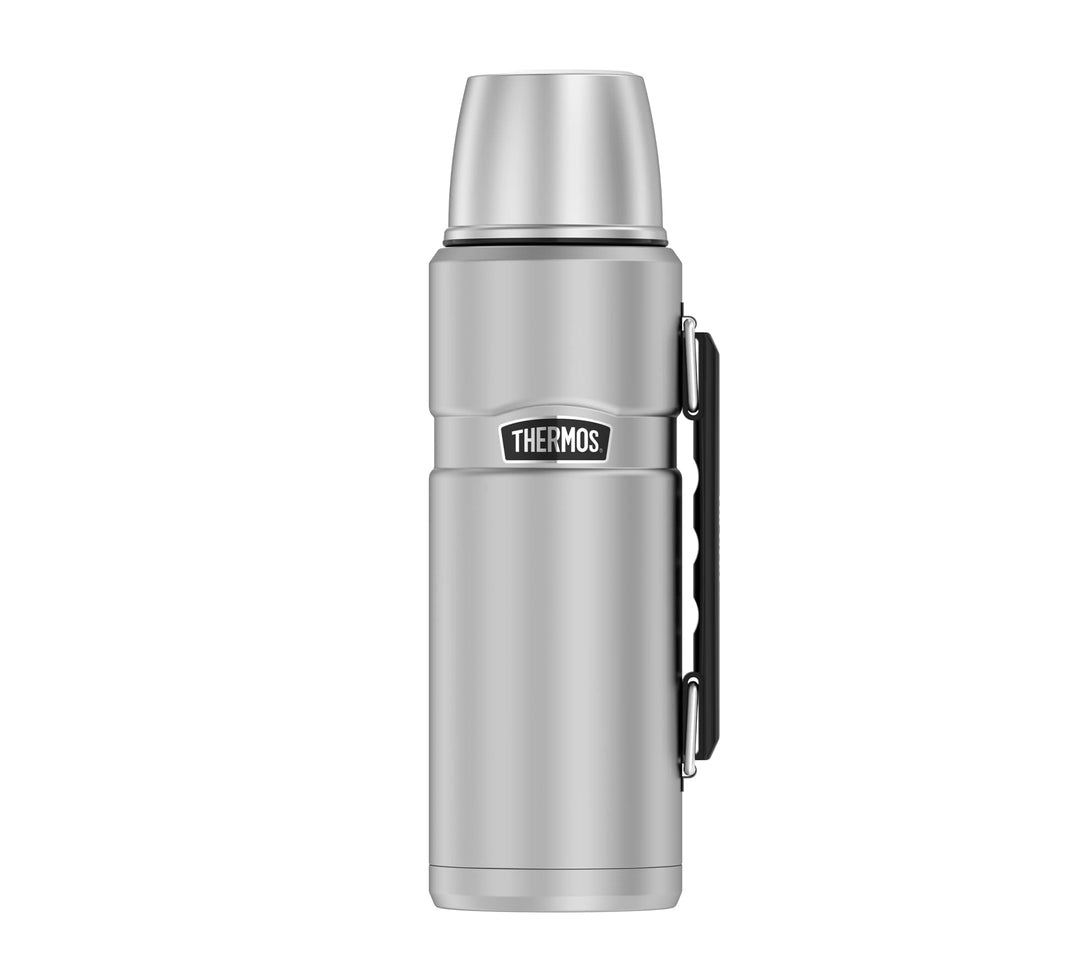 Thermos 4003.205.120 Isolierflasche Stainless King, 1,2 L, Edelstahl mattiert Edelstahl 1,2 l mit Gr