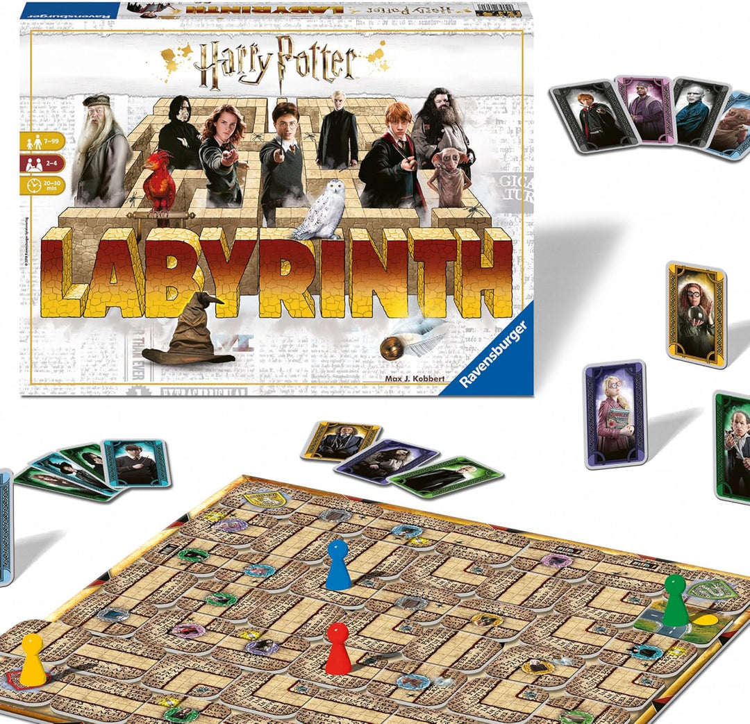 Ravensburger Familienspiele - 26031 Harry Potter Labyrinth - Harry Potter Fanartikel, Das Verrückte