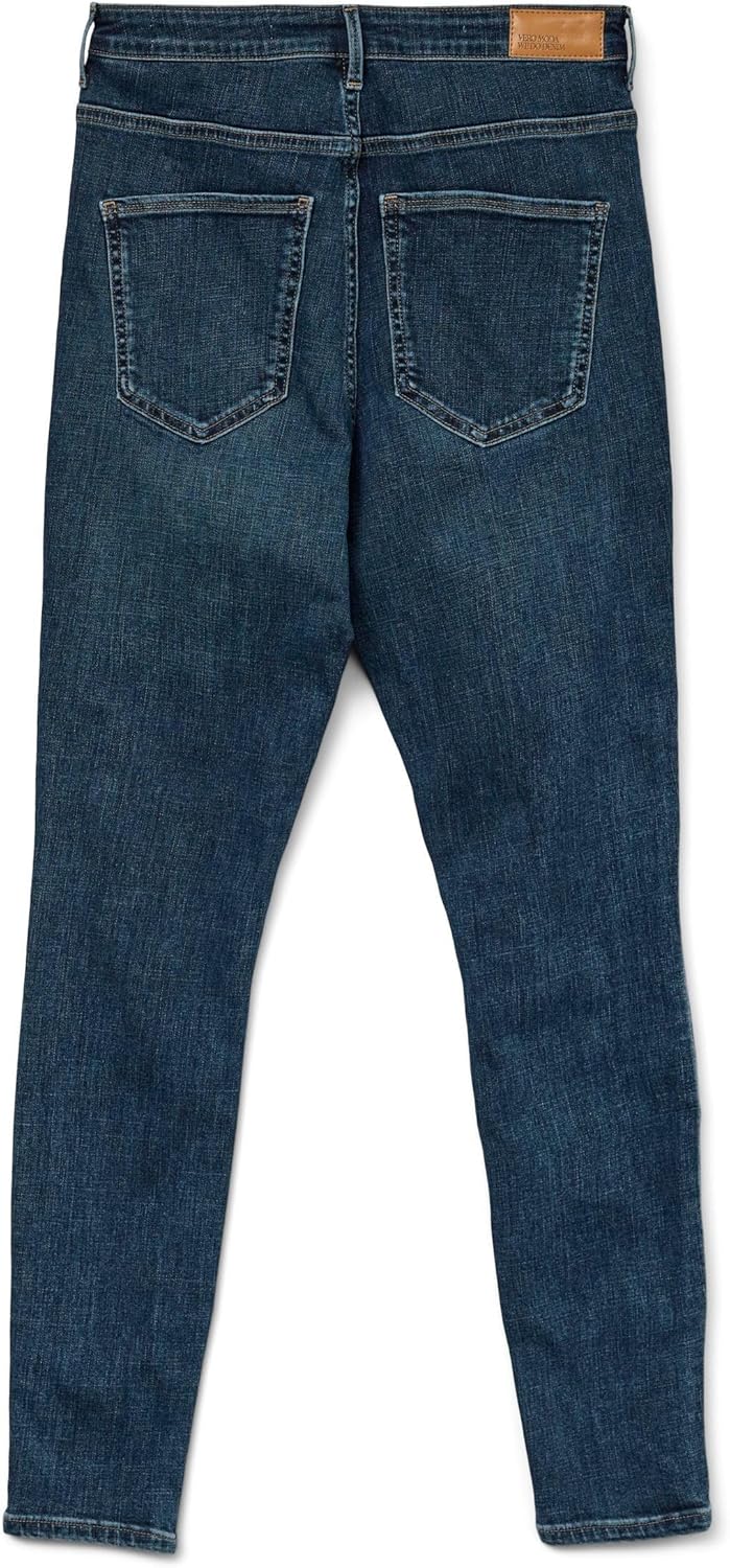 VERO MODA Female Skinny Jeans VMSOPHIA Hohe Taille Skinny Fit Jeans M / 32L Dark Blue Denim, M / 32L