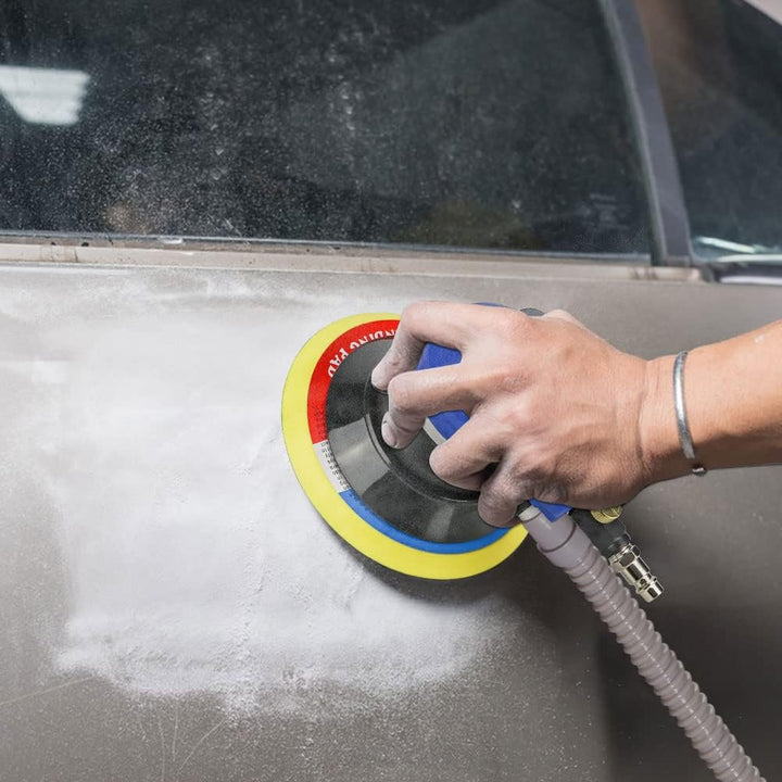 Druckluft Schleifer 6" 150 mm Exzenterschleifer Schleifmaschine, Pneumatische Exzenter Poliermaschin