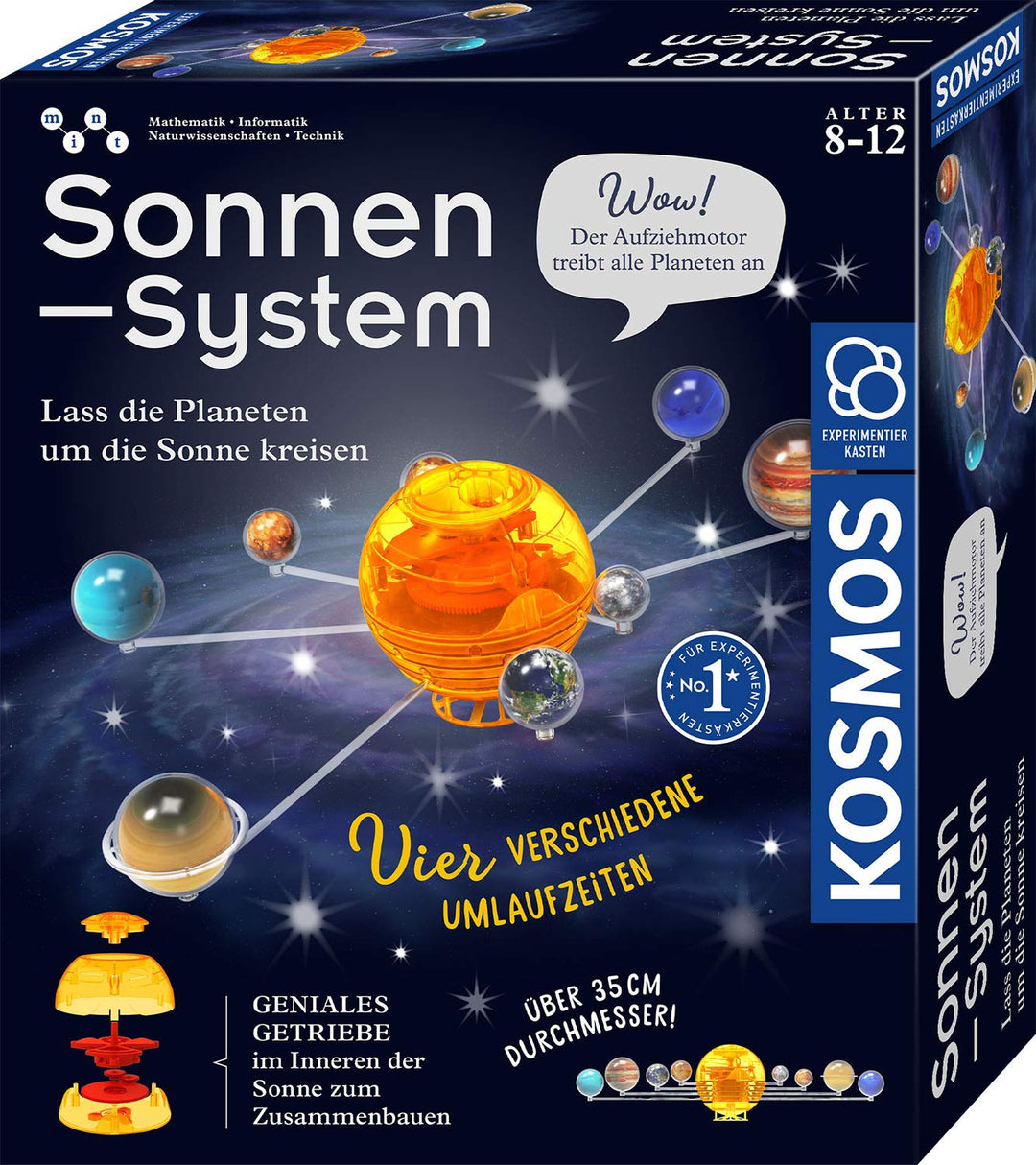 Kosmos 671532 Sonnensystem, Lass die Planeten um die Sonne kreisen, mechanisches Modell, Experimenti