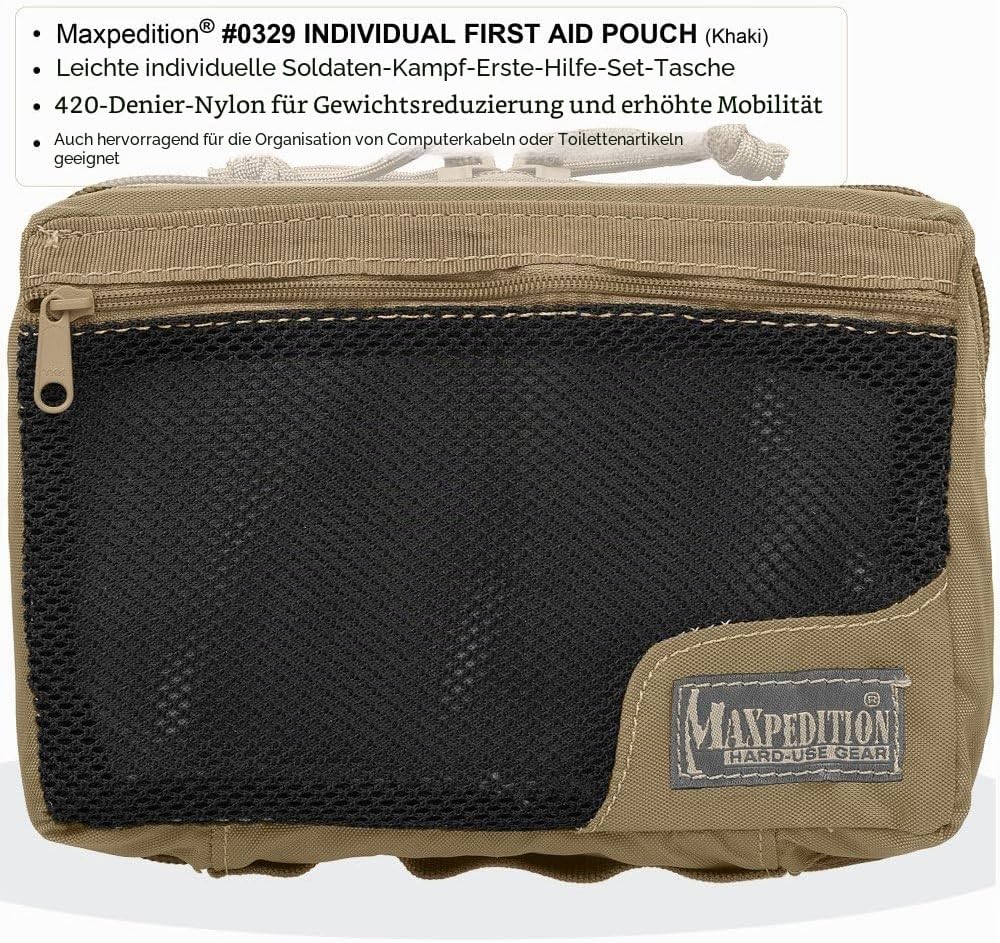 Maxpedition Gear Erste-Hilfe-Tasche Khaki, Khaki