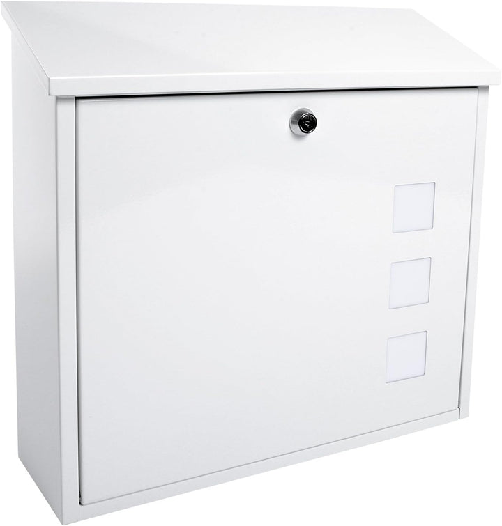 Sterling Aire Briefkasten, aus Stahl, weiss