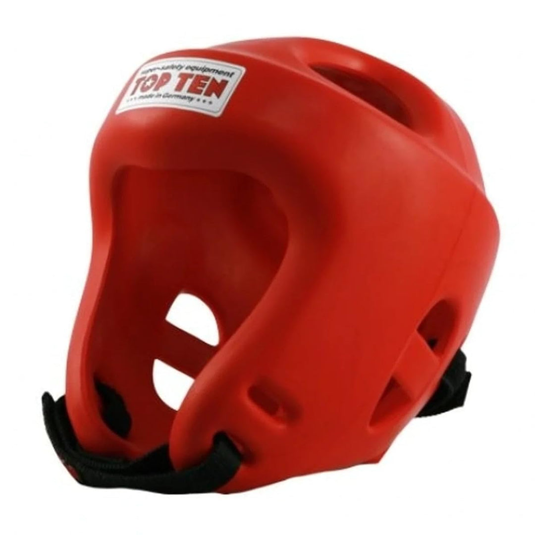 Top Ten Fight Head Guard Blue Red L, Red L