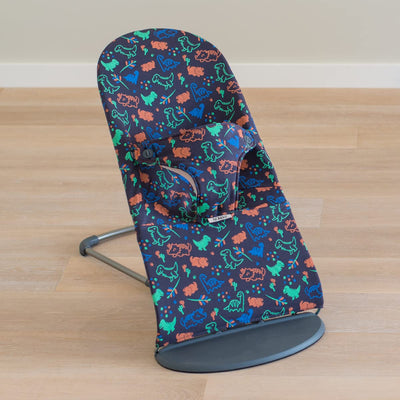 JYOKO KIDS Bezug kompatibel mit Babybjorn Bliss, Balance, Soft (Happy Dino), Happy Dino