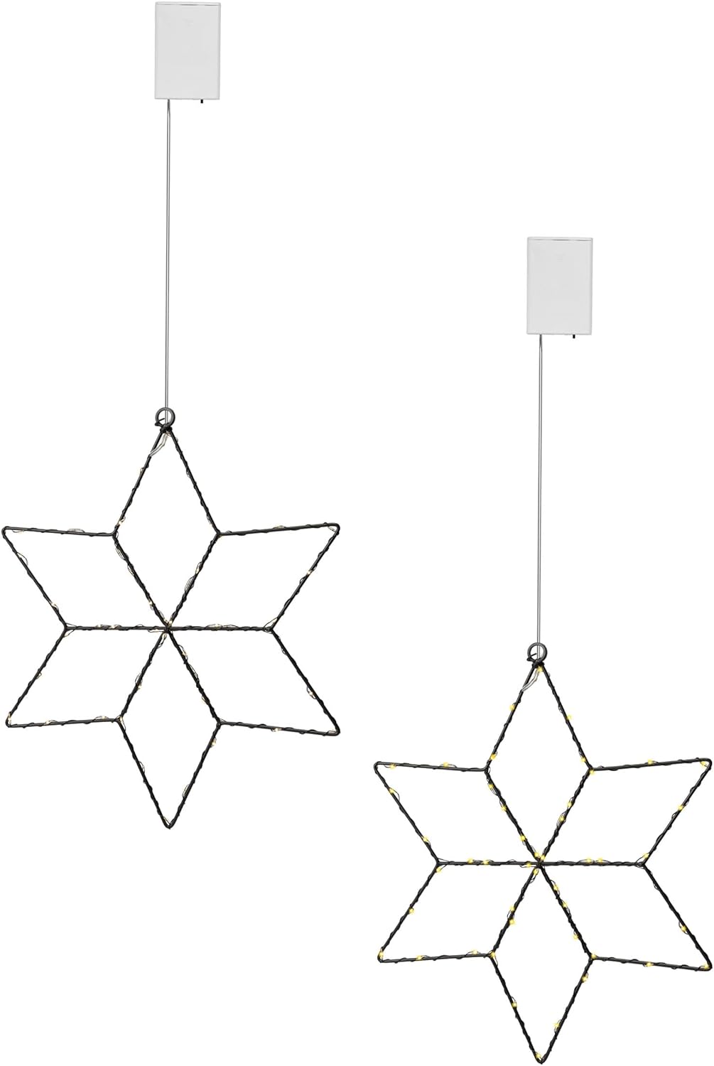 AMARE LED Stern hängend 2er Set 2er Set Stern Hängend, 2er Set Stern Hängend