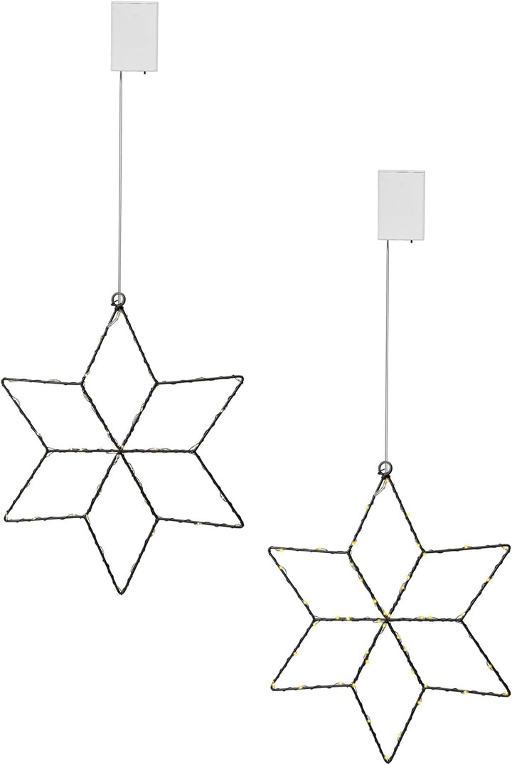 AMARE LED Stern hängend 2er Set 2er Set Stern Hängend, 2er Set Stern Hängend