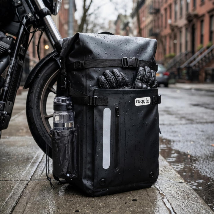 Ruqqle Wasserdichter Rucksack, vielseitig, wasserdicht Tasche, Dry Bag 20/30/45 l, mit 3 Aussentasch