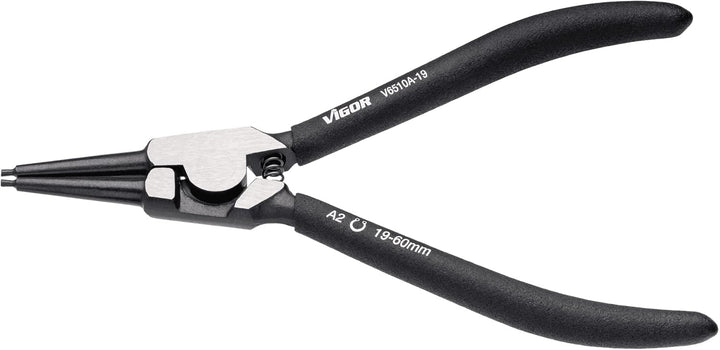 VIGOR Sicherungsring-Zange ∙ V6510A-19 Aussensicherung Gerade 19-60 mm, Aussensicherung Gerade 19-60