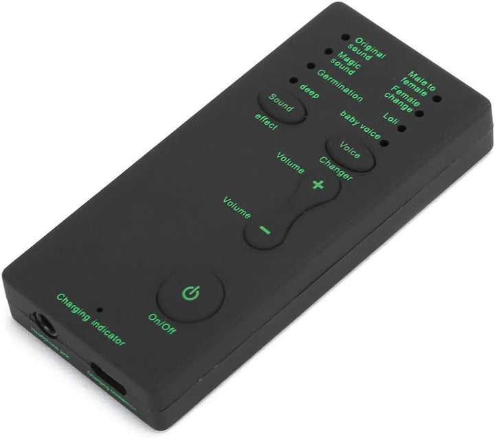 Dpofirs Voice Changer Soundkarte für Computer, Sound Converter mit 7 verschiedenen Sprachänderungen,