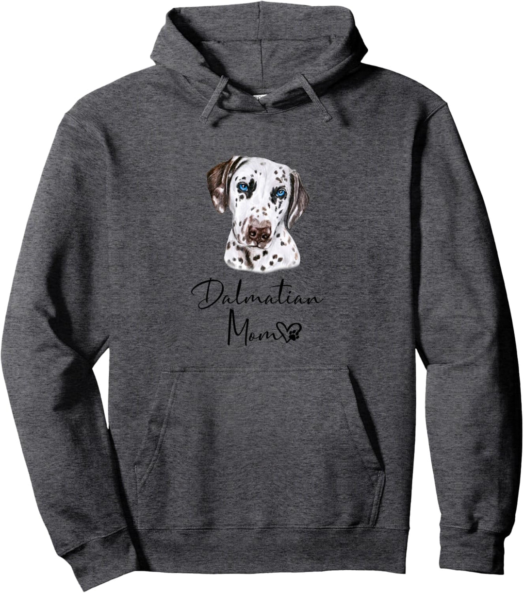DALMATINA MOM DALMATINER Mama Hund Hundemama Frauchen Pullover Hoodie