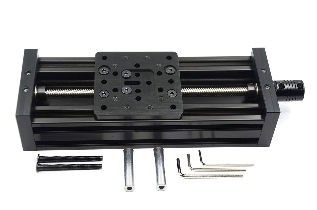 Befenybay 250mm 4080U Aluminiumprofil Z-Achsen-Schrauben-Schiebetisch-Linearaktuator für 3D-Drucker