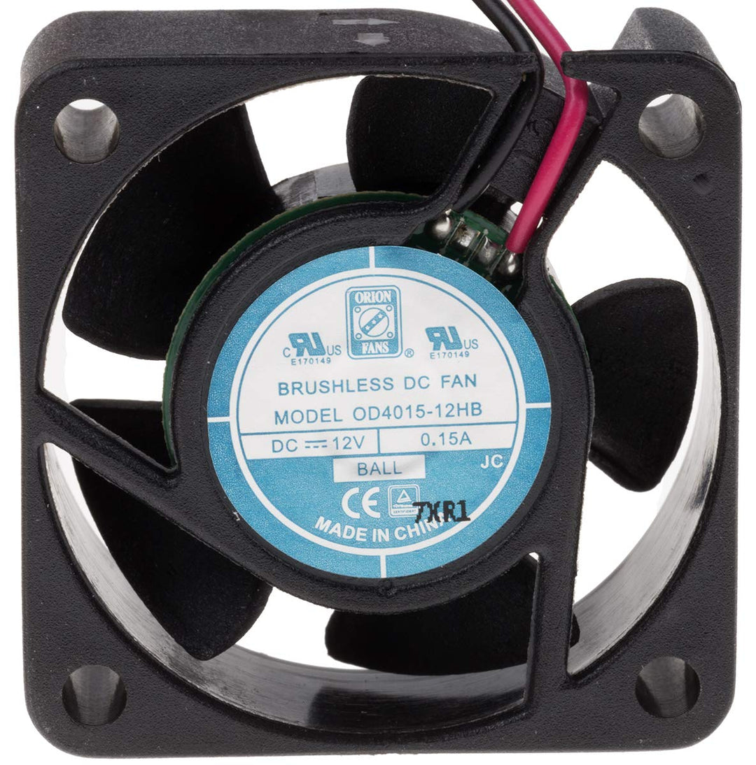RS PRO DC-Axiallüfter, Kugellager, 12 V dc / 1.8W, 40 x 40 x 15mm, 8000U/min, 14.4m³/h