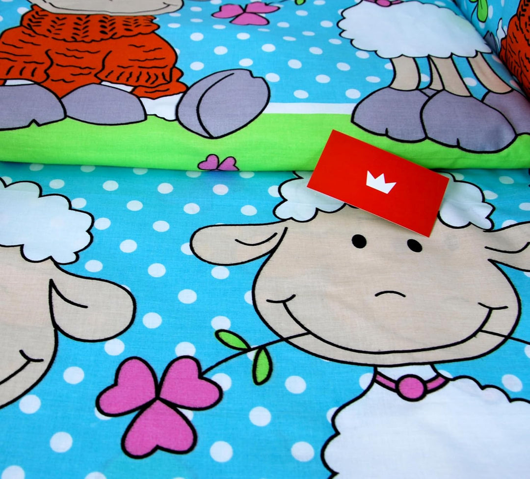 Babylux Bettwäsche Bezug 2 TLG. 100 x 135 cm / 90 x 120 cm Kinderbettwäsche Kind Bettset Baby Babybe