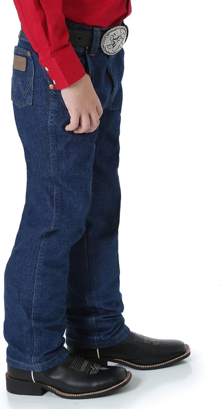 Wrangler Boys' Casual, 18 Vorgewaschenes Indigo
