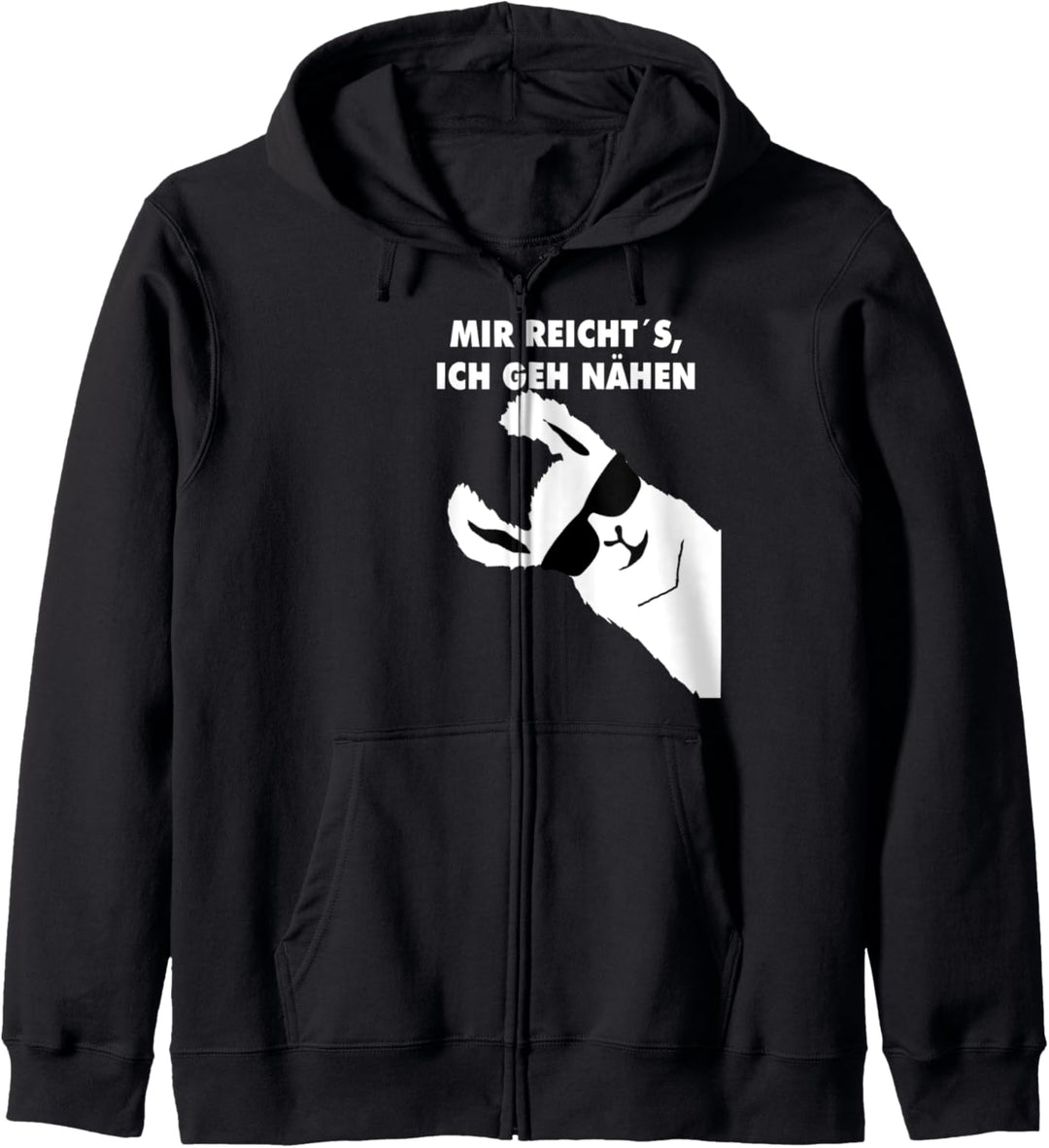 MIR REICHTS ICH GEH NÄHEN Kapuzenjacke
