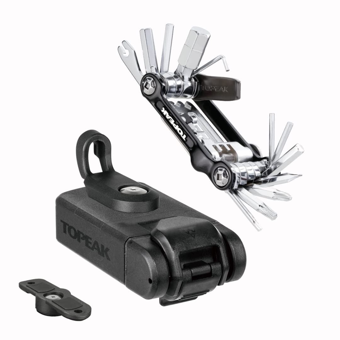 Topeak Unisex – Erwachsene Ninja Master+ Miniwerkzeuge, Schwarz, 14cm