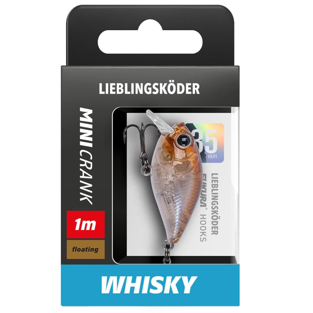 Lieblingsköder Mini Crank 35mm 3,6g - Wobbler Whisky, Whisky