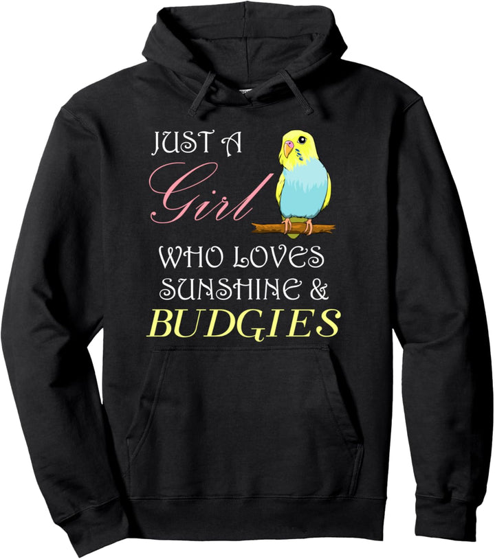 Sonnenschein und Wellensittiche Lustiger Vogel Pullover Hoodie