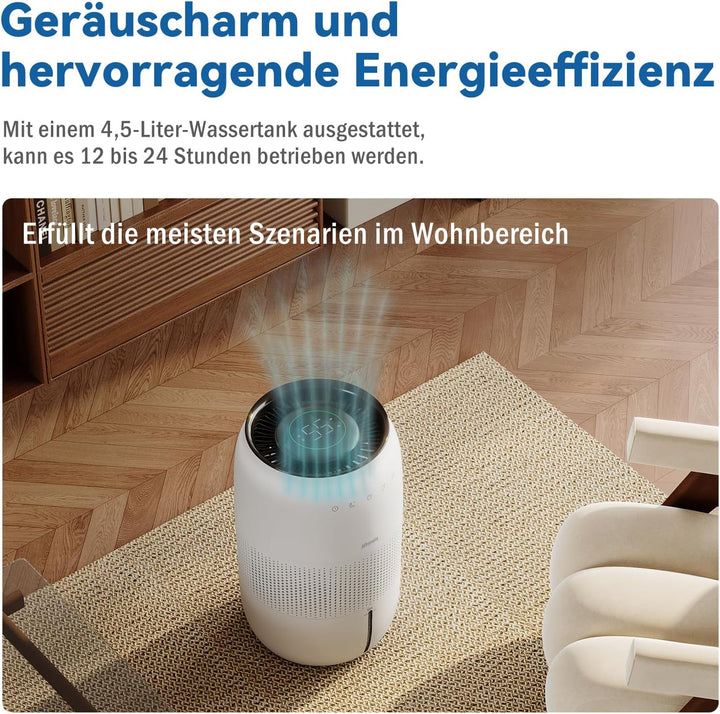 Kaltverdunstungs-Luftbefeuchter Raumbefeuchter ohne Nebel, Nebelfrei, Verdunster für Allergiker, & S