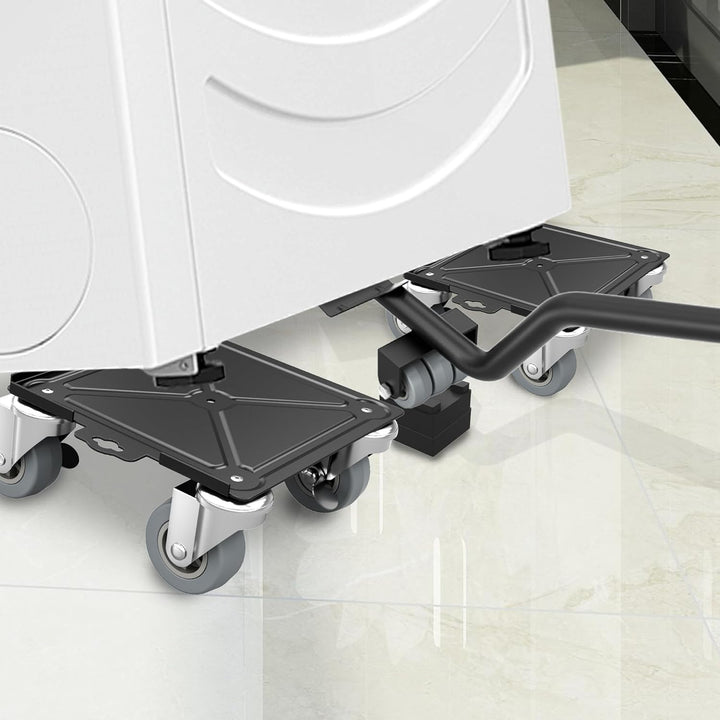 Froadp 4 Stück Möbel Transportrollen Set Möbelroller Schwerlast 360° Rotation Möbelheber Transportro