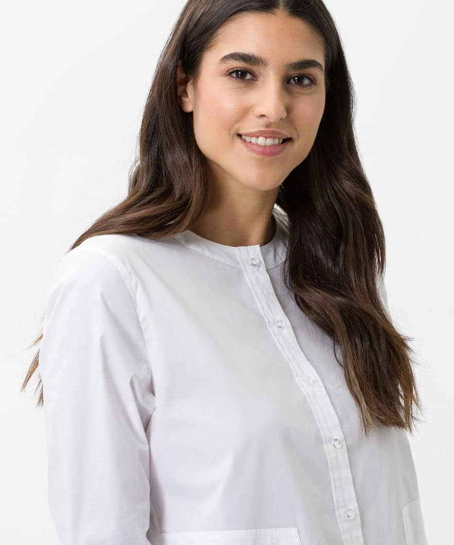 BRAX Damen Style Verena Bluse 38 Weiss, 38 Weiß
