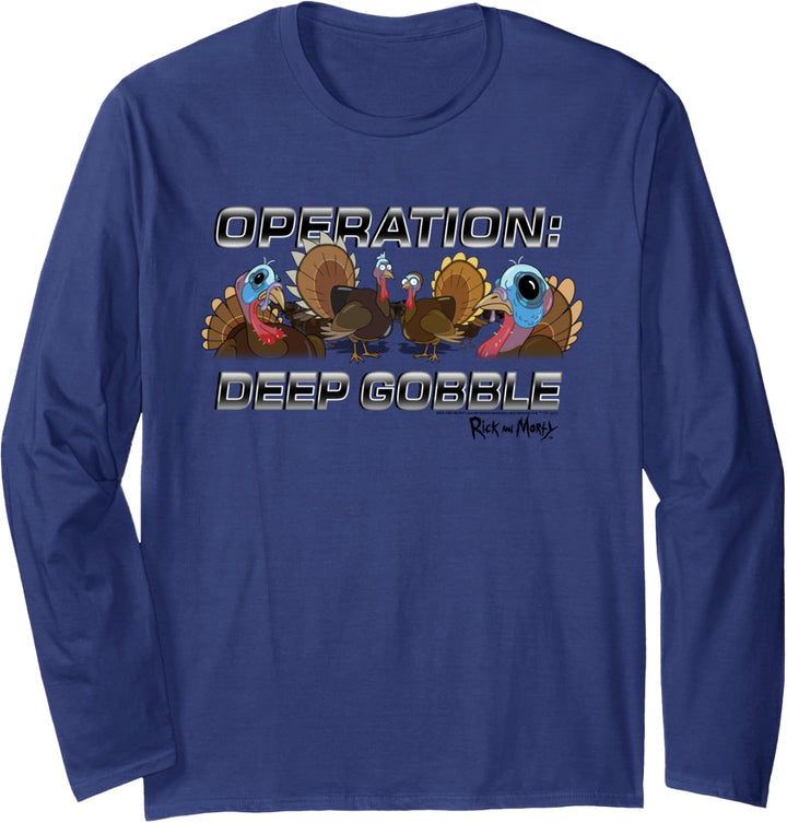 Rick and Morty Operation Deep Gobble Langarmshirt