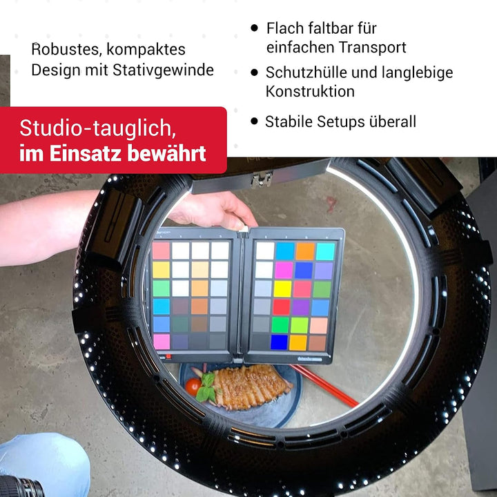 Datacolor SpyderCheckr: Farbkarte zur Kamerakalibrierung incl. Software zur Berechnung von Farbkorre