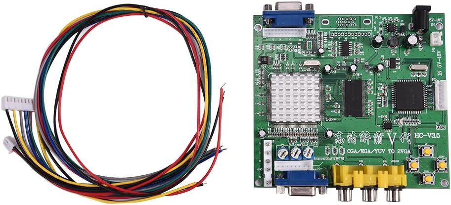 Arcade Game Video Ausgabe Konverterkarte CGA/EGA/YUV/RGB zu VGA Arcade Spiel HD Video Converter Adap