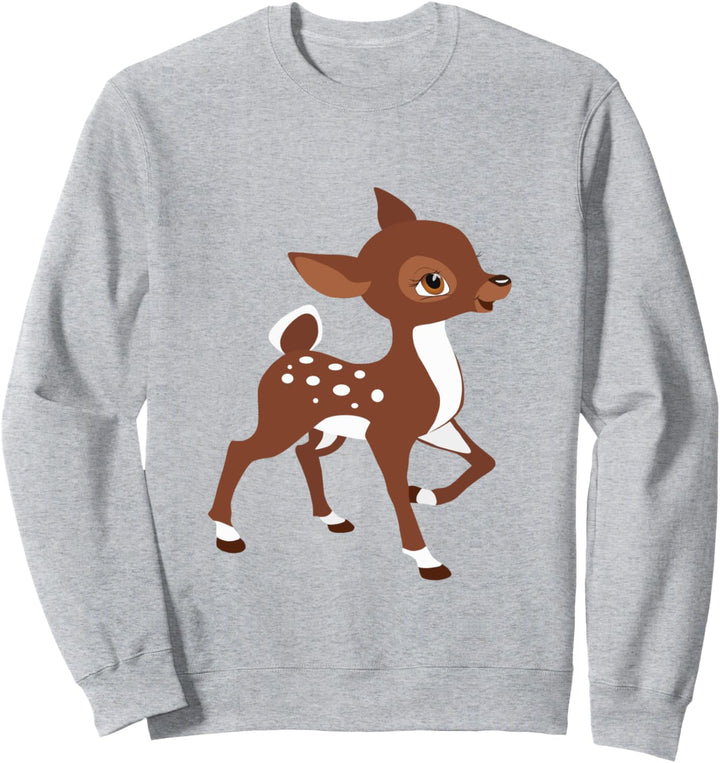 Deer Fawn Cartoon Sweatshirt