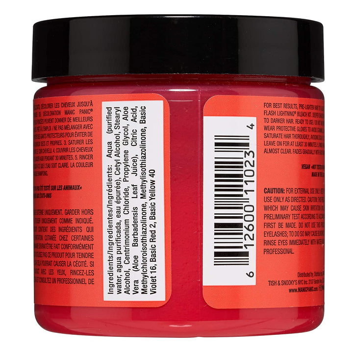 Manic Panic Pretty Flamingo Classic Creme, Vegan, Cruelty Free, Pink Semi Permanent Hair Dye 3 x 118