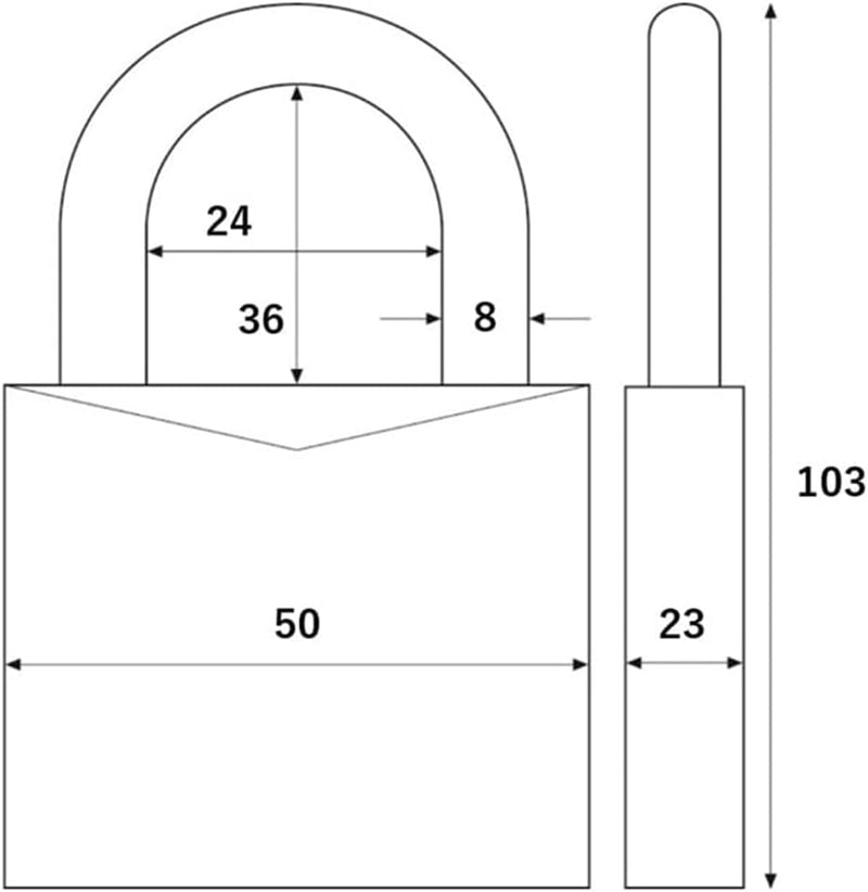 ABUS Touch 57/50 Fingerabdruck-Schloss - schlüsselloses, wetterfestes Vorhängeschloss - IP66 & IP68