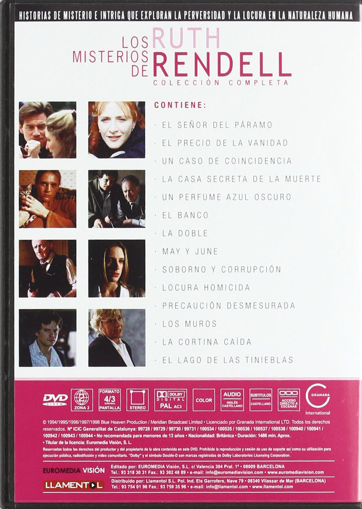 Inspektor Wexford ermittelt/Ruth Rendell Mysteries (17 Films) - 14-DVD Box Set (Master of the Moor/V