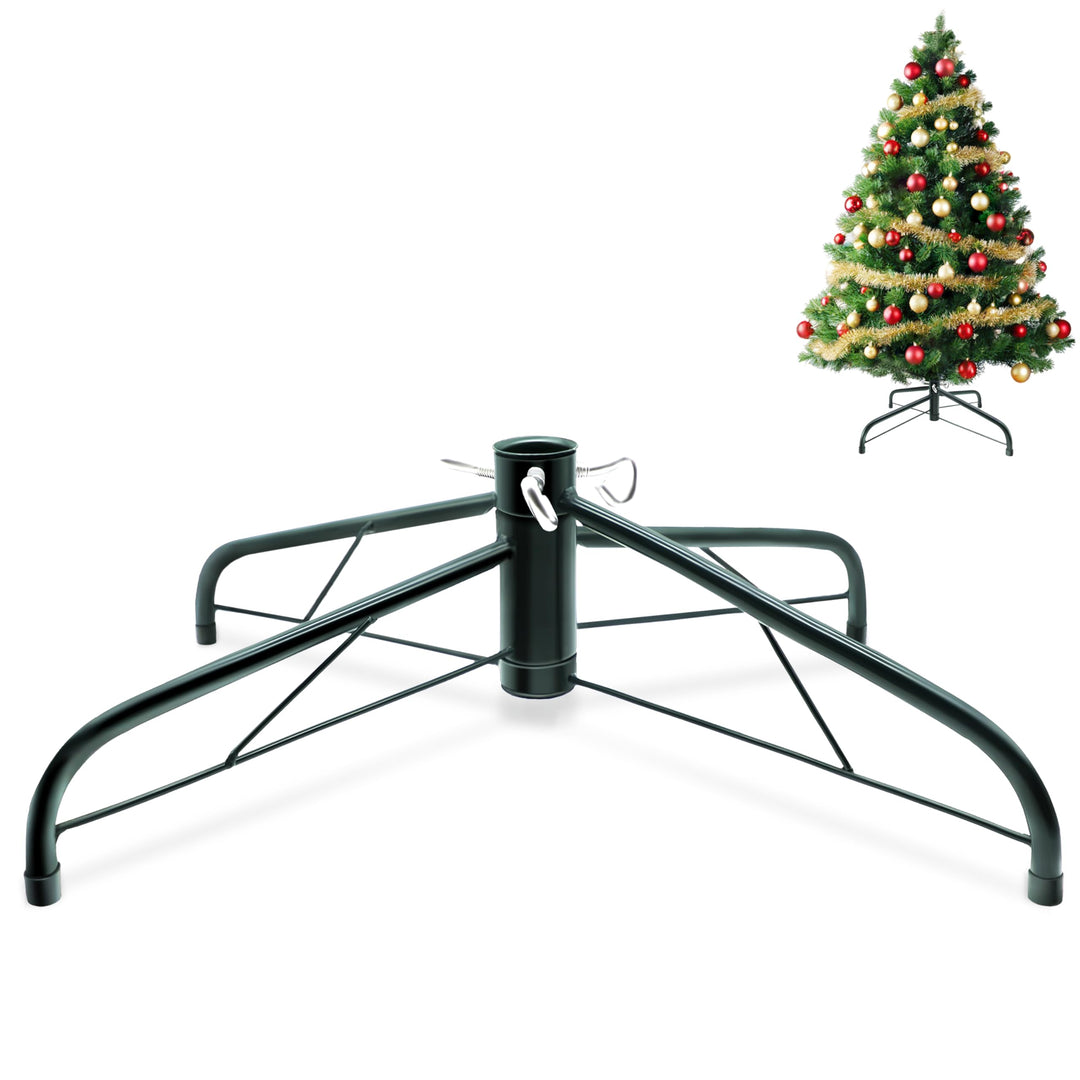 Weihnachtsbaumständer 50/60 cm - Extra Grosser Christbaumständer mit 3.2 cm Bohrung -Der dreieckige