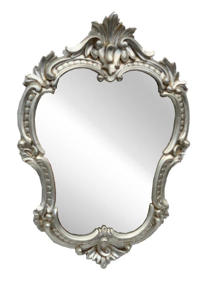 Generisch Wandspiegel Antik Oval Gold Weiss Silber Schwarz Retro Spiegel Barock 50X35 Badspiegel Pru