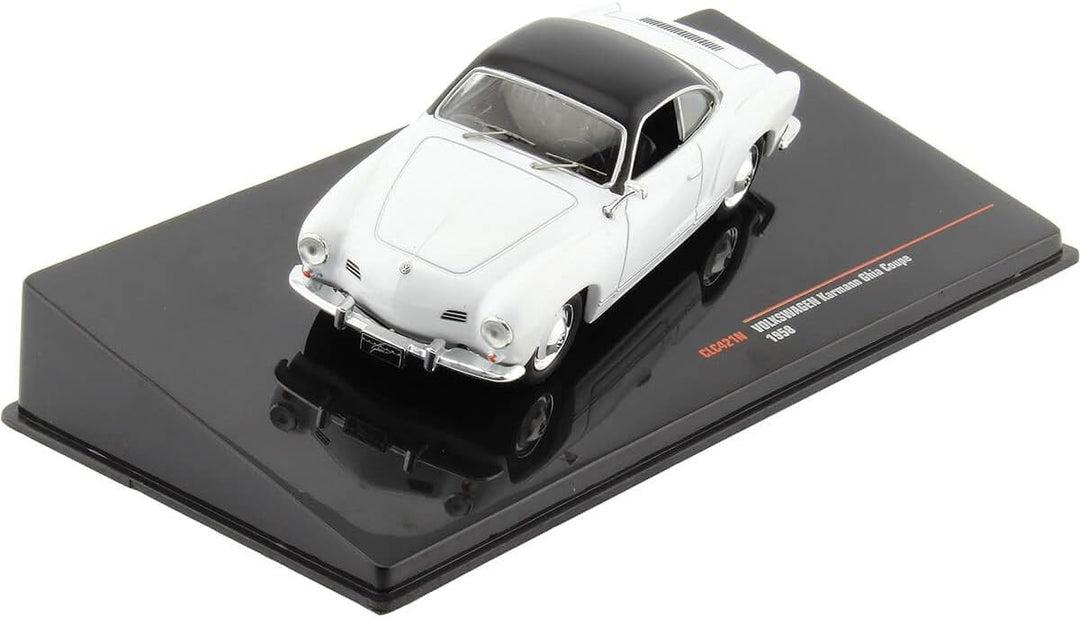 Ixo VW Karmann GHIA Coupe 1962 weiss schwarz Modellauto 1:43 Models