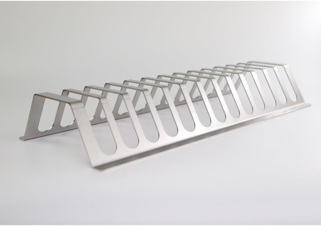 XXL 480 mm Edelstahl Spare Rib Halter BBQ, Rib Holder,Rib Rack,Smoker
