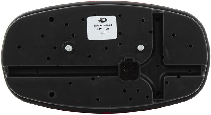 HELLA - Heckleuchte - Cargoluna - Glühlampe - 24V - Anbau/geschraubt - Lichtscheibenfarbe: mehrfarbi