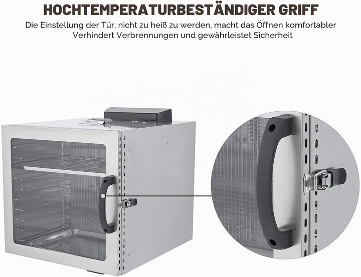 1000W Dehydrator, 42.5L Kapazität für Biltong Jerky Gemüse Obst