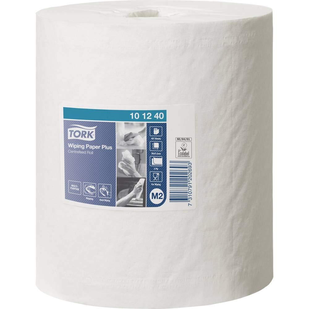Tork 101240 Starke MehrzweckPapierwischtücher für das M2 Innenabrollung Spendersystem / 2-lagiges st