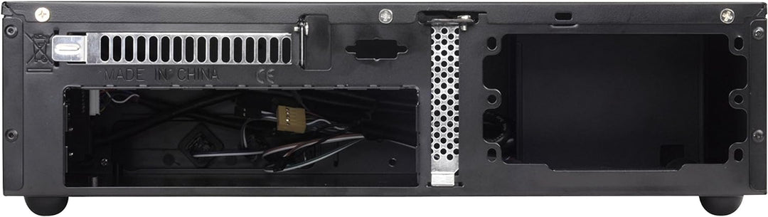 SilverStone SST-ML05B - Milo Mini-ITX kompaktes HTPC Desktop Gehäuse, schwarz