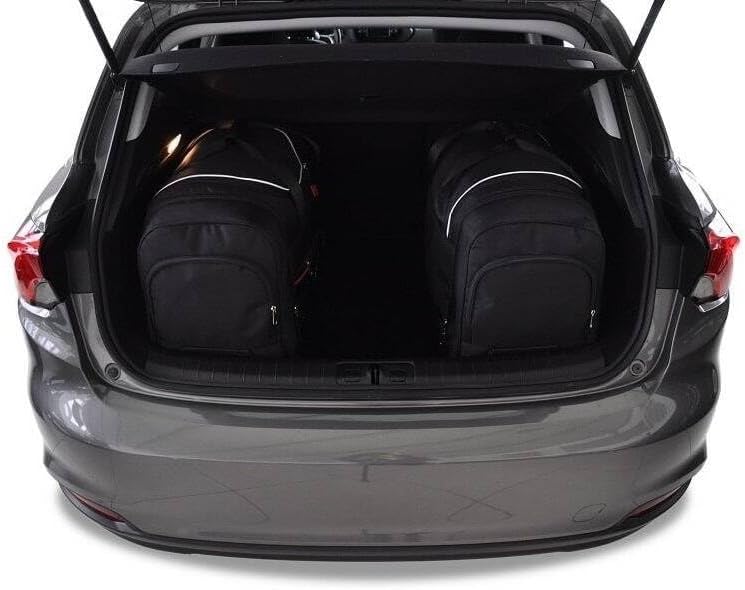 KJUST Dedizierte Reisetaschen 4 stk kompatibel mit FIAT TIPO HATCHBACK II 2016+