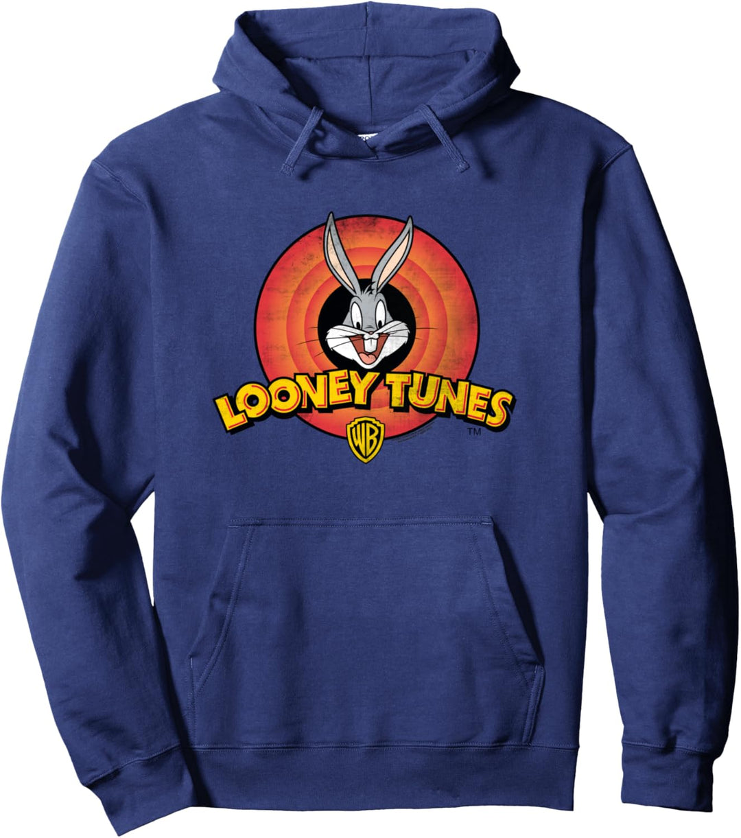 Looney Tunes Bugs Bunny Logo Pullover Hoodie