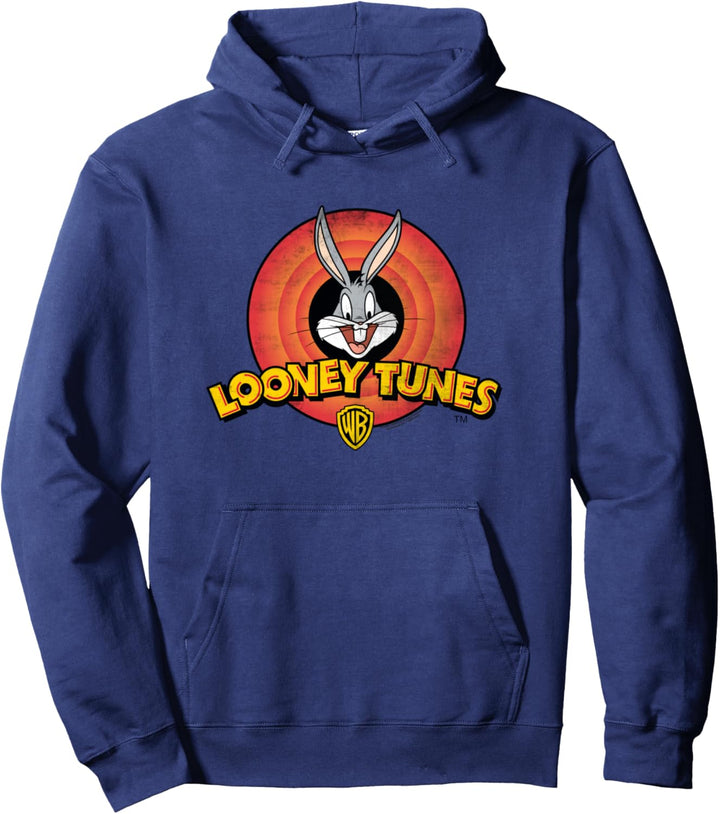 Looney Tunes Bugs Bunny Logo Pullover Hoodie