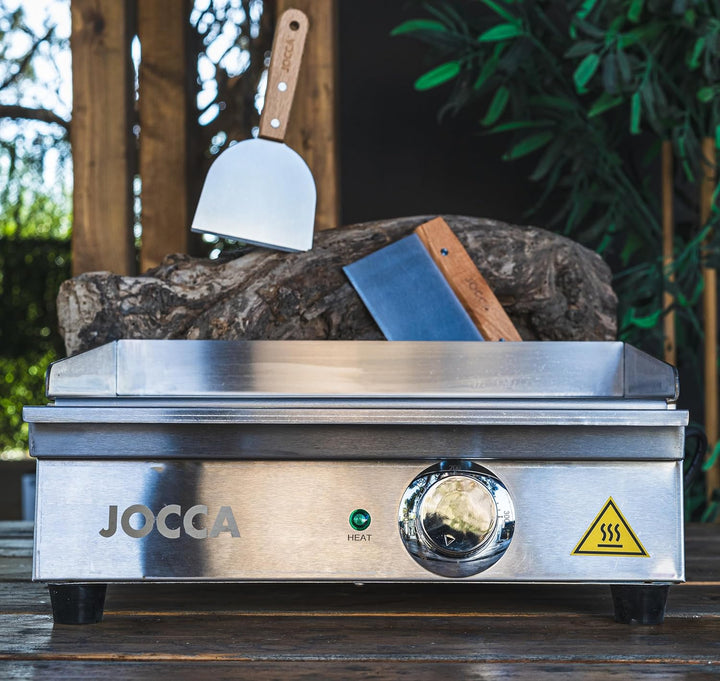 Jocca- Elektrische Grillplatte für die professionelle Küche | Teppanyaki | Tischgrill | Geeignet für