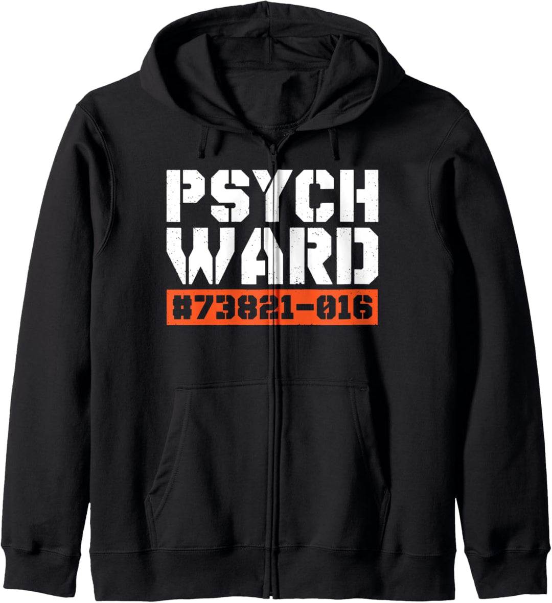 Psych Ward Lustiges Psychisches Krankenhaus Patient Asylum Kostüm Kapuzenjacke